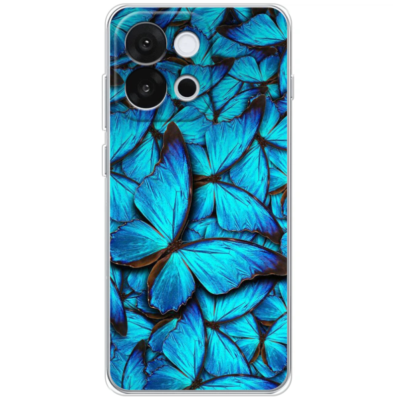 Чохол BoxFace OnePlus 13T лазурные бабочки