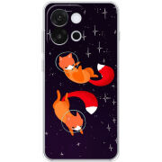Чохол BoxFace OnePlus 13T Fox-Astronauts