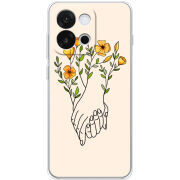 Чохол BoxFace OnePlus 13T Flower Hands