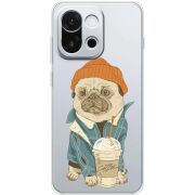 Прозорий чохол BoxFace OnePlus 13T Dog Coffeeman