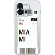 Прозорий чохол BoxFace OnePlus 13T Ticket Miami