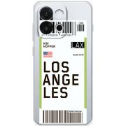 Прозорий чохол BoxFace OnePlus 13T Ticket Los Angeles