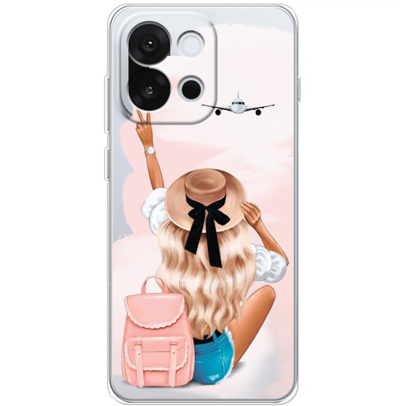 Прозорий чохол BoxFace OnePlus 13T Travel Girl