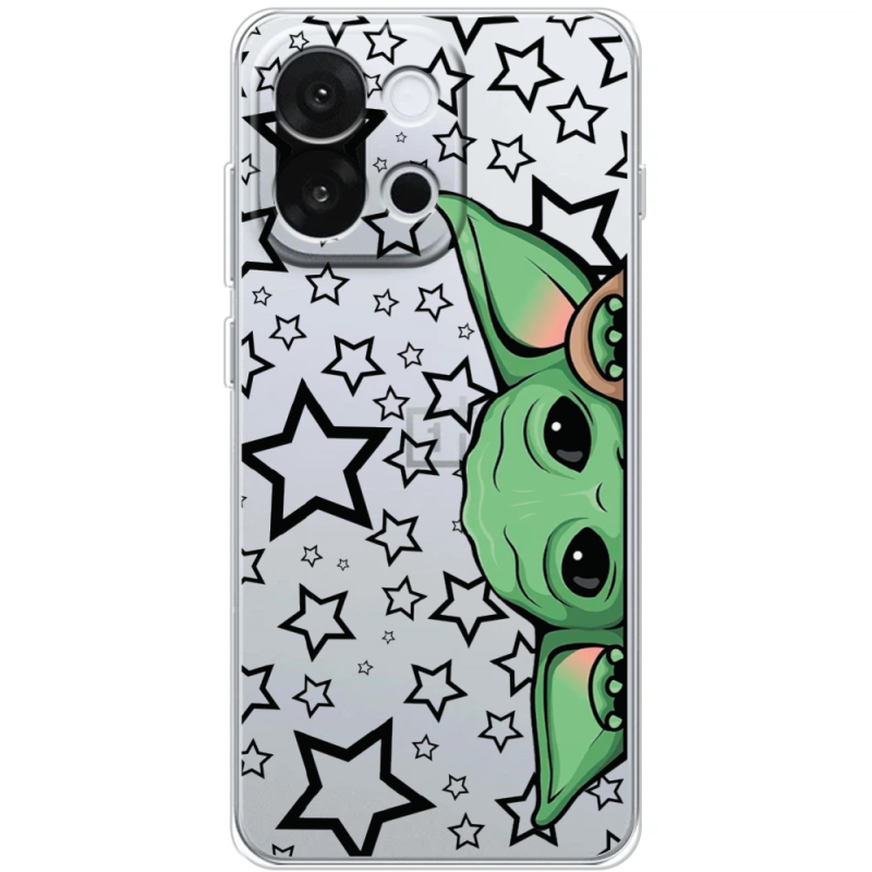 Прозорий чохол BoxFace OnePlus 13T Baby Yoda