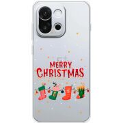 Прозорий чохол BoxFace OnePlus 13T Merry Christmas