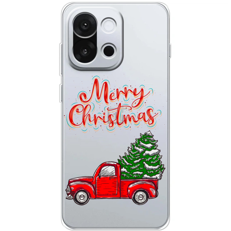 Прозорий чохол BoxFace OnePlus 13T Holiday Car