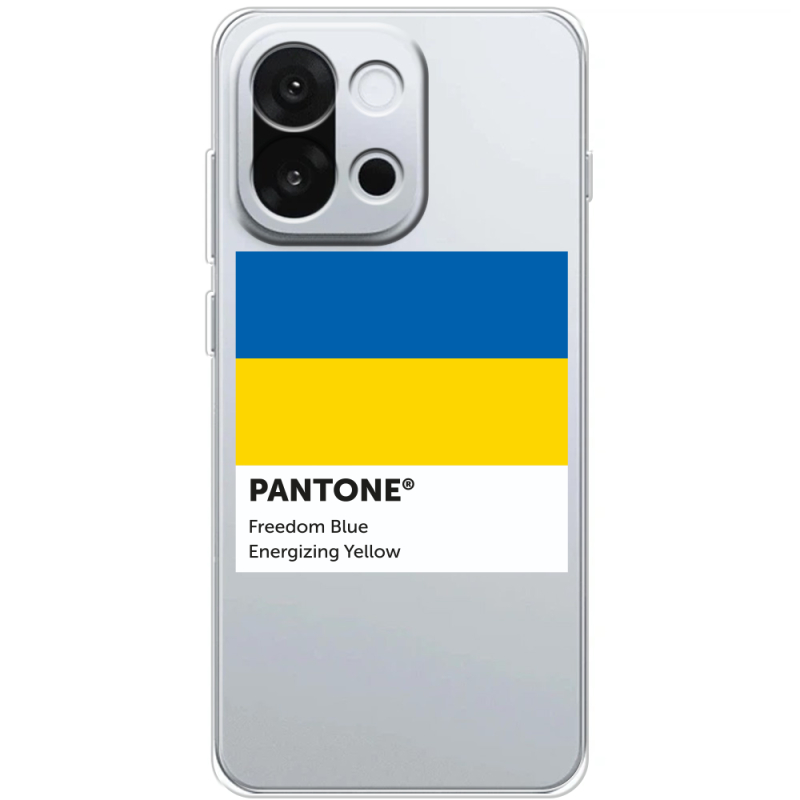 Прозорий чохол BoxFace OnePlus 13T Pantone вільний синій