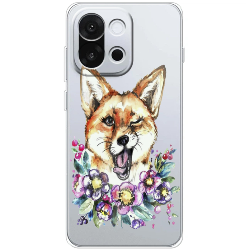 Прозорий чохол BoxFace OnePlus 13T Winking Fox