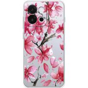 Прозорий чохол BoxFace OnePlus 13T Pink Magnolia