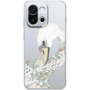 Прозорий чохол BoxFace OnePlus 13T Swan