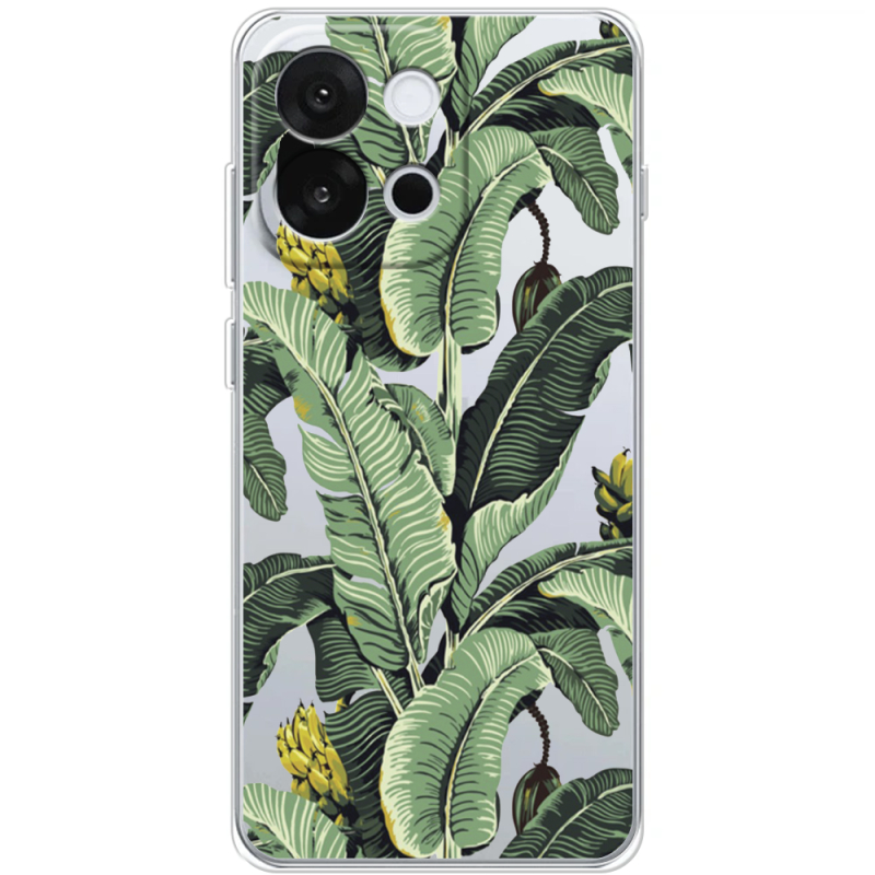 Прозорий чохол BoxFace OnePlus 13T Banana Leaves