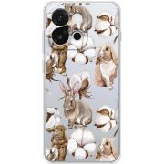 Прозорий чохол BoxFace OnePlus 13T Cotton and Rabbits