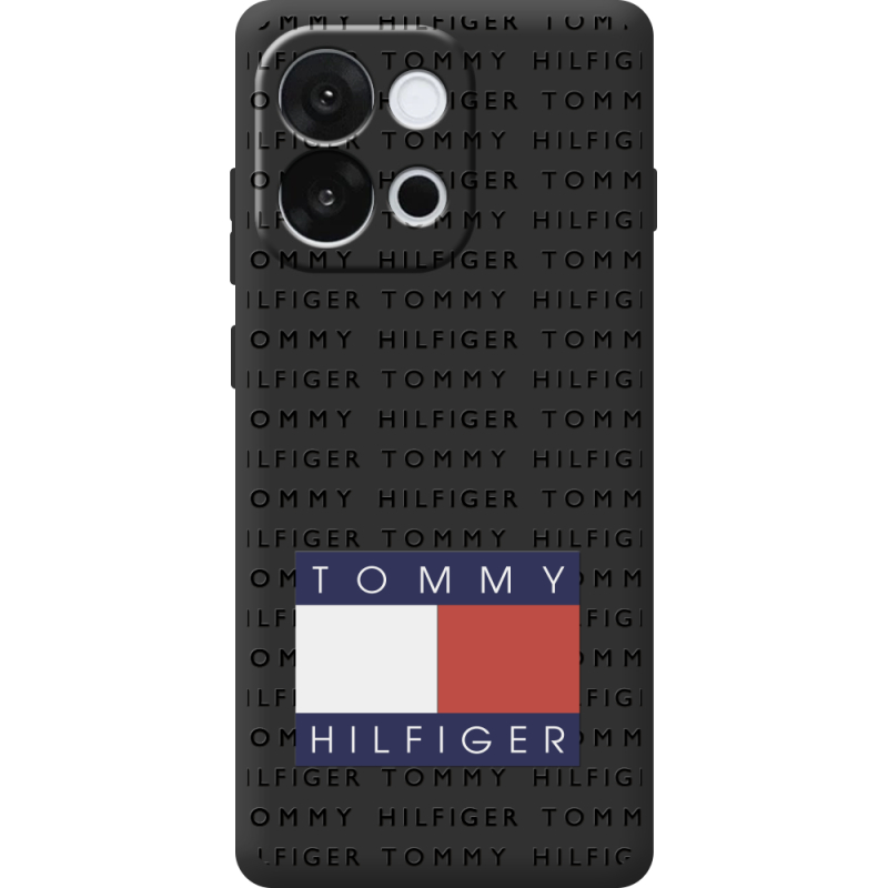 Чорний чохол BoxFace OnePlus 13T Tommy Print
