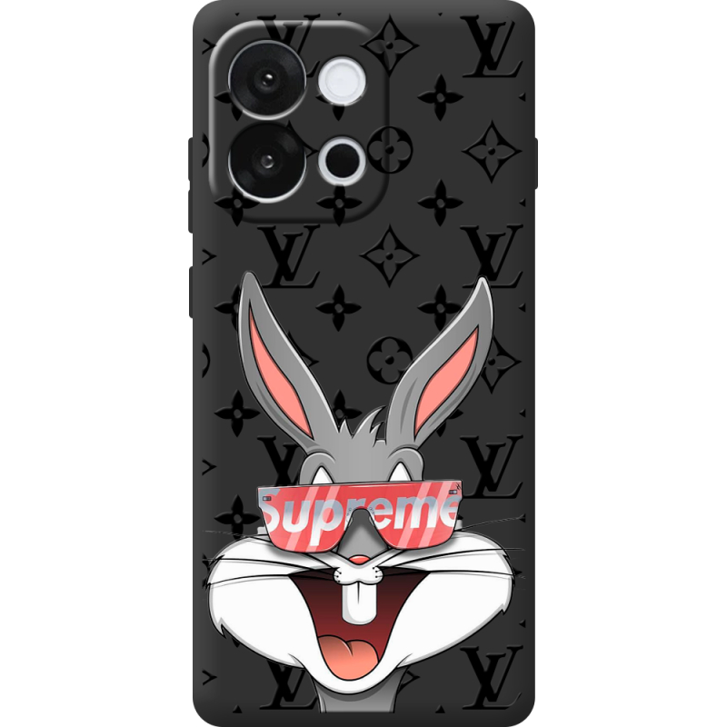Чорний чохол BoxFace OnePlus 13T looney bunny