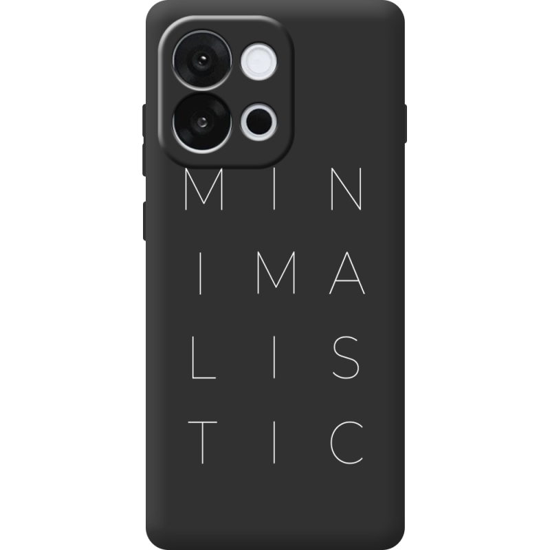 Чорний чохол BoxFace OnePlus 13T Minimalistic