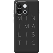 Чорний чохол BoxFace OnePlus 13T Minimalistic