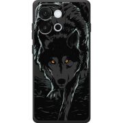 Чорний чохол BoxFace OnePlus 13T Wolf