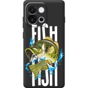 Чорний чохол BoxFace OnePlus 13T Fish