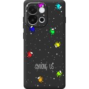 Чорний чохол BoxFace OnePlus 13T Among Us Invisible