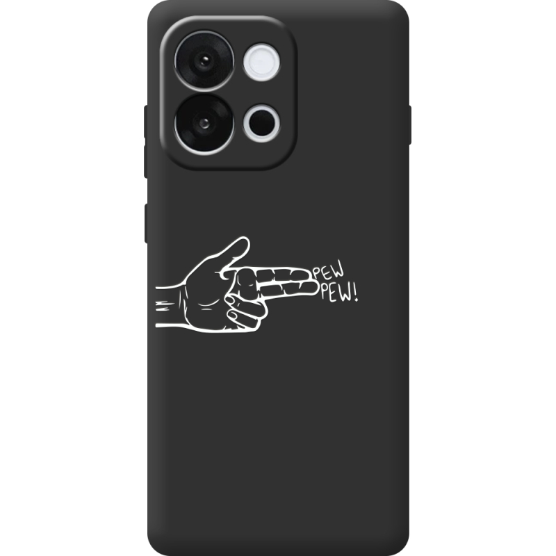 Чорний чохол BoxFace OnePlus 13T Pew Pew