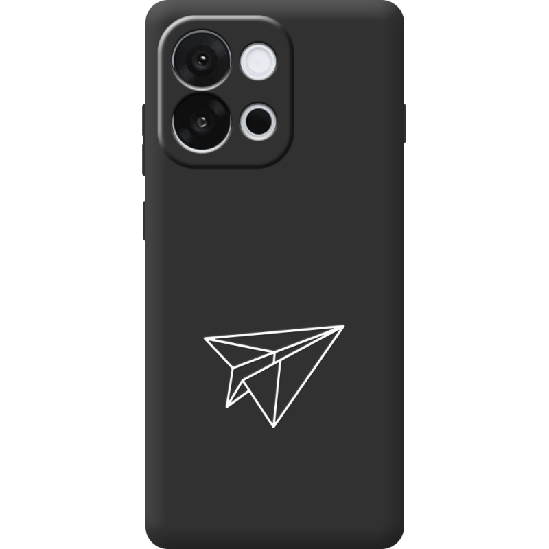 Чорний чохол BoxFace OnePlus 13T Paper Plane