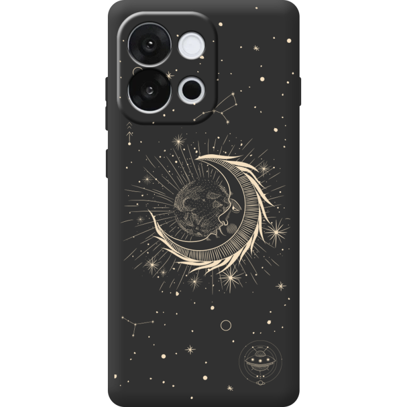 Чорний чохол BoxFace OnePlus 13T Moon