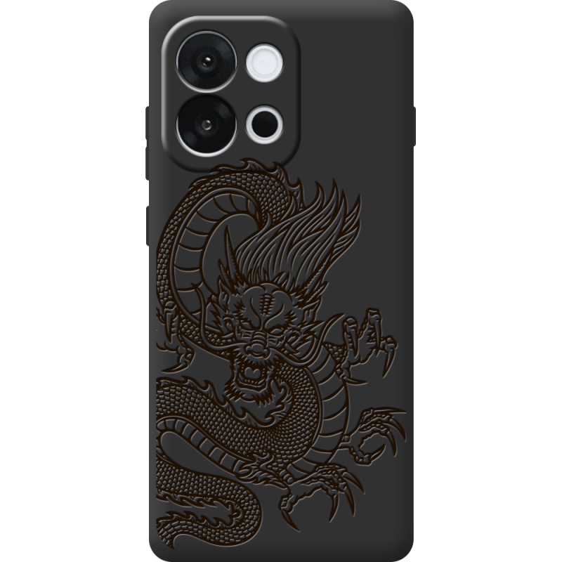Чорний чохол BoxFace OnePlus 13T Chinese Dragon