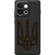 Чорний чохол BoxFace OnePlus 13T Ukrainian Trident