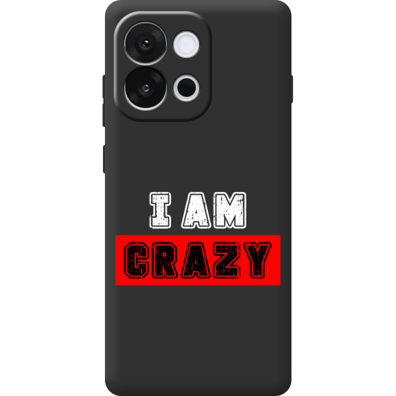 Чорний чохол BoxFace OnePlus 13T I'm Crazy