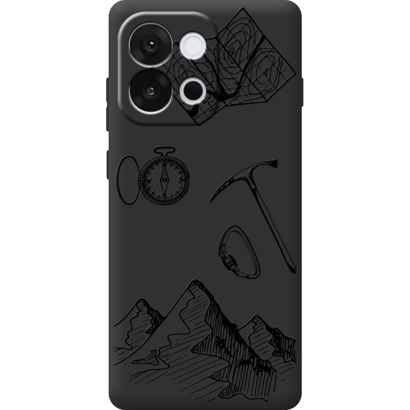 Чорний чохол BoxFace OnePlus 13T Mountains