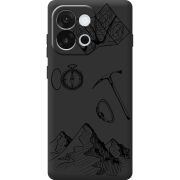 Чорний чохол BoxFace OnePlus 13T Mountains