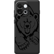 Чорний чохол BoxFace OnePlus 13T Grizzly Bear