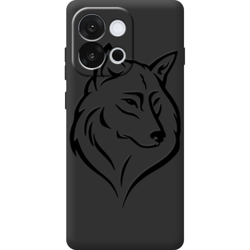Чорний чохол BoxFace OnePlus 13T Wolf