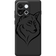 Чорний чохол BoxFace OnePlus 13T Wolf