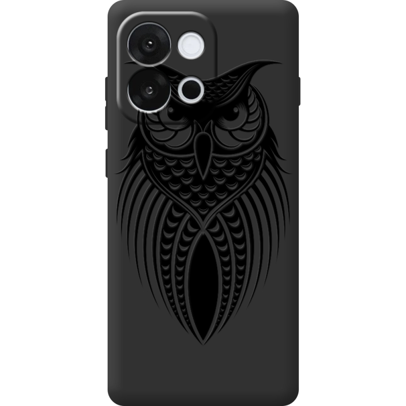 Чорний чохол BoxFace OnePlus 13T Owl