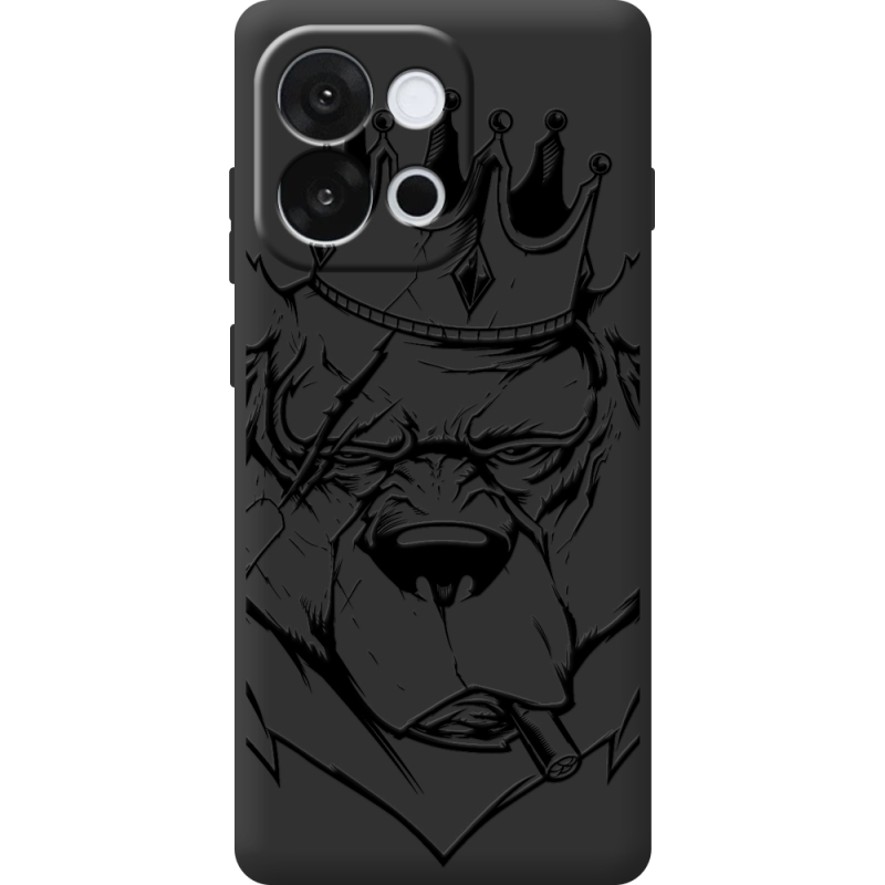Чорний чохол BoxFace OnePlus 13T Bear King