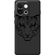Чорний чохол BoxFace OnePlus 13T Tiger