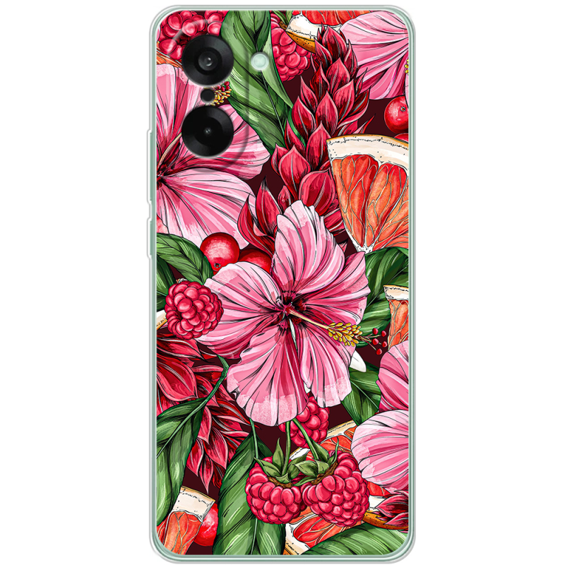 Чохол BoxFace OnePlus Ace 5 Racing Tropical Flowers