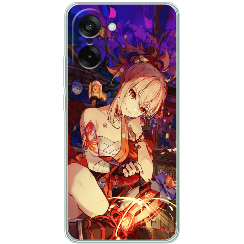 Чохол BoxFace OnePlus Ace 5 Racing Genshin Ёимия с огоньком