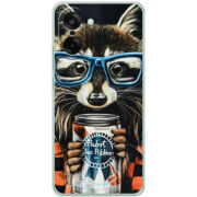 Чохол BoxFace OnePlus Ace 5 Racing Енот с банкой