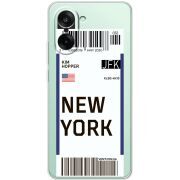 Прозорий чохол BoxFace OnePlus Ace 5 Racing Ticket New York