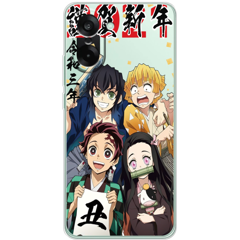 Прозорий чохол BoxFace OnePlus Ace 5 Racing Незуко та друзі