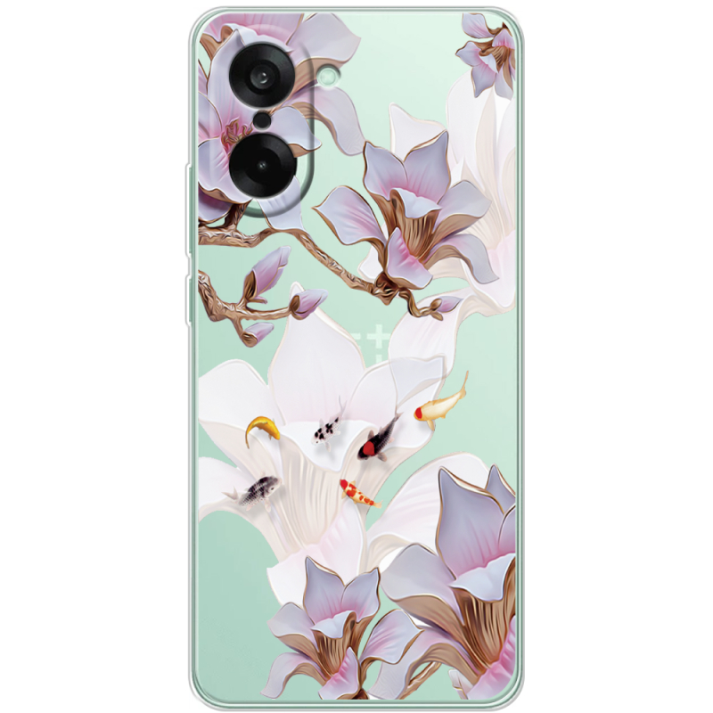 Прозорий чохол BoxFace OnePlus Ace 5 Racing Chinese Magnolia