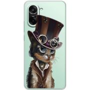 Прозорий чохол BoxFace OnePlus Ace 5 Racing Steampunk Cat
