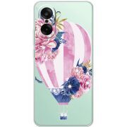 Чохол зі стразами OnePlus Ace 5 Racing Pink Air Baloon