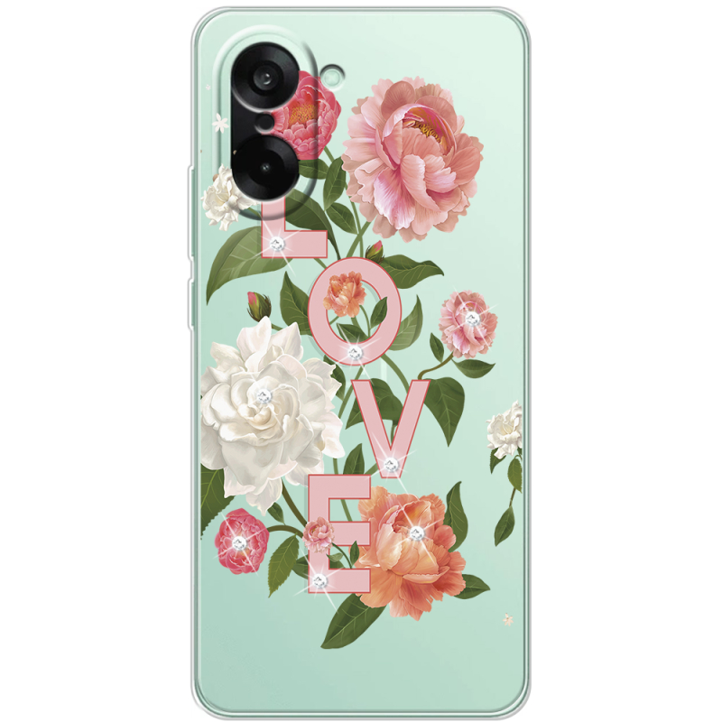 Чохол зі стразами OnePlus Ace 5 Racing Love