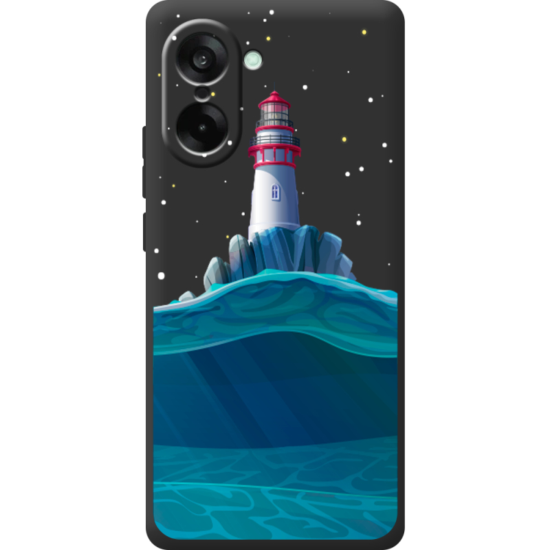 Чорний чохол BoxFace OnePlus Ace 5 Racing Lighthouse