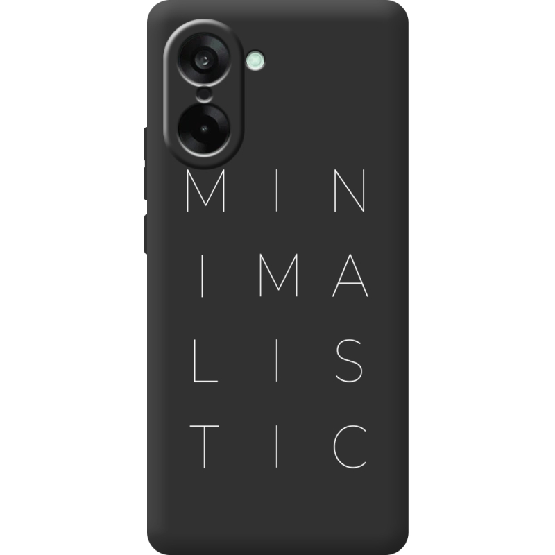 Чорний чохол BoxFace OnePlus Ace 5 Racing Minimalistic