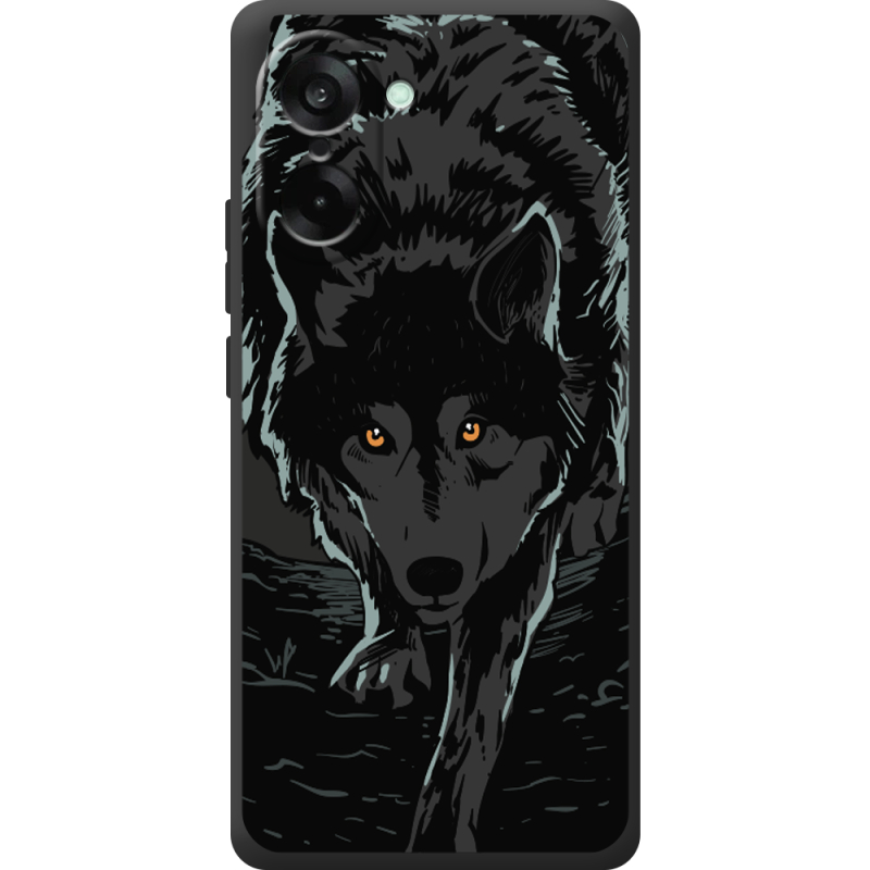 Чорний чохол BoxFace OnePlus Ace 5 Racing Wolf