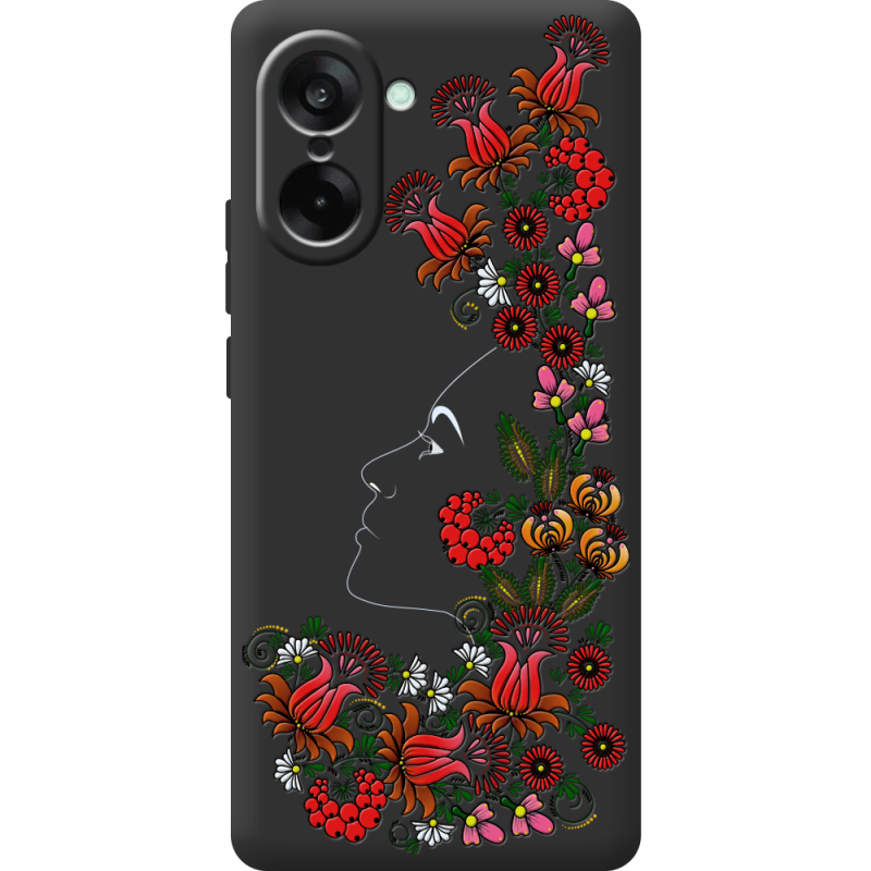 Чорний чохол BoxFace OnePlus Ace 5 Racing 3D Ukrainian Muse